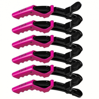 Hajcsipesz krokodil csat 4db fekete Profi OR03059 fodrászkellék vagy Lim-hairclip