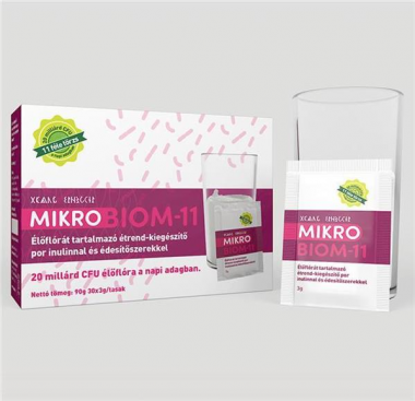MikroBiom-11 élőflórát tartalmazó étrend-kiegészítő, probiotikum