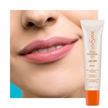 Levissime Vita C Splendor Lip UP! – C vitaminos dúsító ajakbalzsam SPF15 UVA védelemmel 15 ml