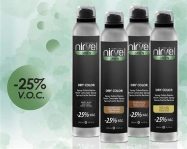 Azonnali hajszínező spray Nirvel Dry Color - Mahagoni - Akciós áron
