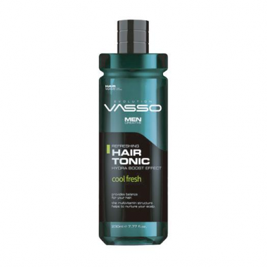 Vasso Barber COOL FRESH HAIR TONIC hajerősítő hűsítő hajszesz férfi hajra fejbőrre