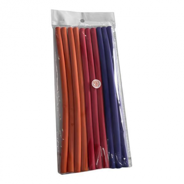 Fodrászkellék - Flexibilis Szivacsos Nudli hajcsavaró csomag 10×250mm