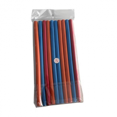 Fodrászkellék - Flexibilis Szivacsos Nudli hajcsavaró csomag 12×250mm
