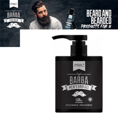 Imel Barber Hair Gel hajzselé erős tartással - IMEL Athén - VEGÁN - PARABÉN MENTES