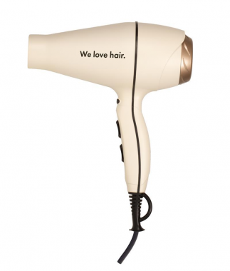 KIN Cosmetics We Love Hair Professzionális könnyű fodrász hajszárító 2200W Latte