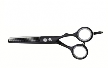 Ritkító fodrász olló - texturizáló 5.5 Black Texurizer UN-Lions 5034918690