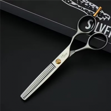 Jaguár ritkító - texturizáló fodrász olló 6.0 Mecury Silverline MS-31058108363